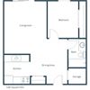 Candlelight One Bedroom Floor Plan A Candlelight One Bedroom Floor Plan A