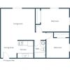 Candlelight Two Bedroom Floor Plan A Candlelight Two Bedroom Floor Plan A
