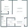 Oak Court Apartments | One Bedroom Floor Plan Oak Court Apartments | One Bedroom Floor Plan