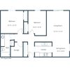Southview Village Apartments | Two Bedroom Floor Plan A Southview Village Apartments | Two Bedroom Floor Plan A