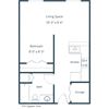 Summit Point Apartments | Efficiency Floor Plan 01A Summit Point Apartments | Efficiency Floor Plan 01A