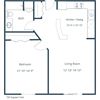 Summit Point Apartments | One Bedroom Floor Plan 11A Summit Point Apartments | One Bedroom Floor Plan 11A