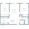Summit Point Apartments | Two Bedroom Floor Plan 21A Summit Point Apartments | Two Bedroom Floor Plan 21A
