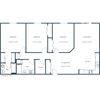 Summit Point Apartments | Three Bedroom Floor Plan 32A Summit Point Apartments | Three Bedroom Floor Plan 32A