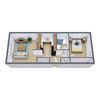 High Ridge - One Bedroom Floor Plan 11C High Ridge - One Bedroom Floor Plan 11C