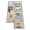 High Ridge - Two Bedroom - Plan 21D High Ridge - Two Bedroom - Plan 21D