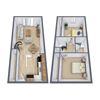 High Ridge Apartments | Floor Plan 21T High Ridge Apartments | Floor Plan 21T