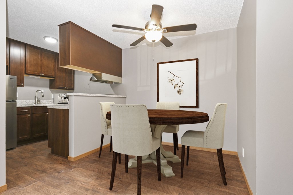 St. Louis Park, MN Apartments | A Furnished Dining Room St. Louis Park, MN Courtyard Apartments | A Furnished Dining Room