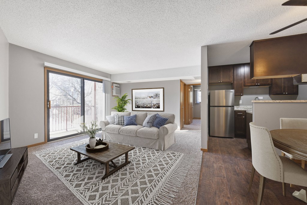 St. Louis Park, MN Apartments | A Furnished Living Room St. Louis Park, MN Courtyard Apartments | A Furnished Living Room
