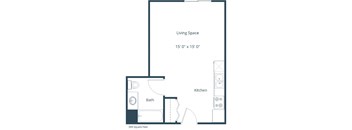 Studio at Sunset Ridge Apartments in Bismarck, ND