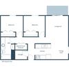 Fieldstone Apartments | Two Bedroom Floor Plan A Fieldstone Apartments | Two Bedroom Floor Plan A