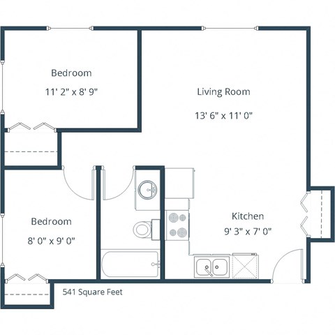 Northwood Apartments | Floor Plan 21A
