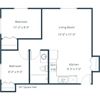 Northwood Apartments | Floor Plan 21A Northwood Apartments | Floor Plan 21A