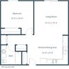 Westside Apartments | One Bedroom Floor Plan A Westside Apartments | One Bedroom Floor Plan A