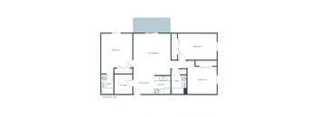 Bella Vista Three Bedroom Floor Plan