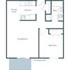France Apartments | One Bedroom Floor Plan France Apartments | One Bedroom Floor Plan