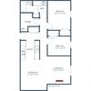 Autumn Chase Two Bedroom Floor Plan Autumn Chase Two Bedroom Floor Plan