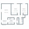 Country Club Apartments | Two Bedroom Floor Plan A Country Club Apartments | Two Bedroom Floor Plan A
