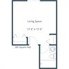 Pacific Park 1 | Studio Floor Plan Pacific Park 1 | Studio Floor Plan