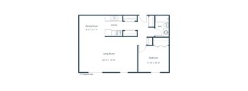 Pacific Park 1 | One Bedroom Floor Plan B