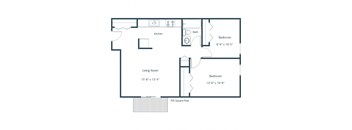 Pacific Park 1 | Two Bedroom Floor Plan A