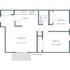 Pacific Park 1 | Two Bedroom Floor Plan A Pacific Park 1 | Two Bedroom Floor Plan A