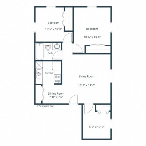 a floor plan of a house