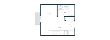 Parkside - Efficiency - Plan 01A
