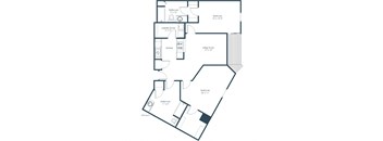 West Lake - Two Bedroom - Plan 22B