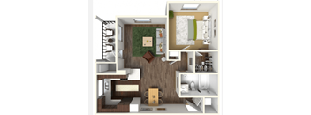 Montecito 648 sf 1 bd