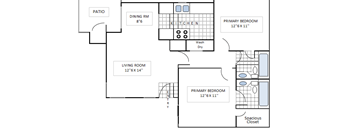 Grant Floor Plan at 1261 Ryan Lane Corona, CA 92882