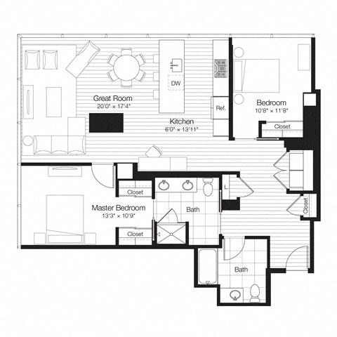 220 E. Illinois Street Studio-3 Beds Apartment for Rent - Photo Gallery 34