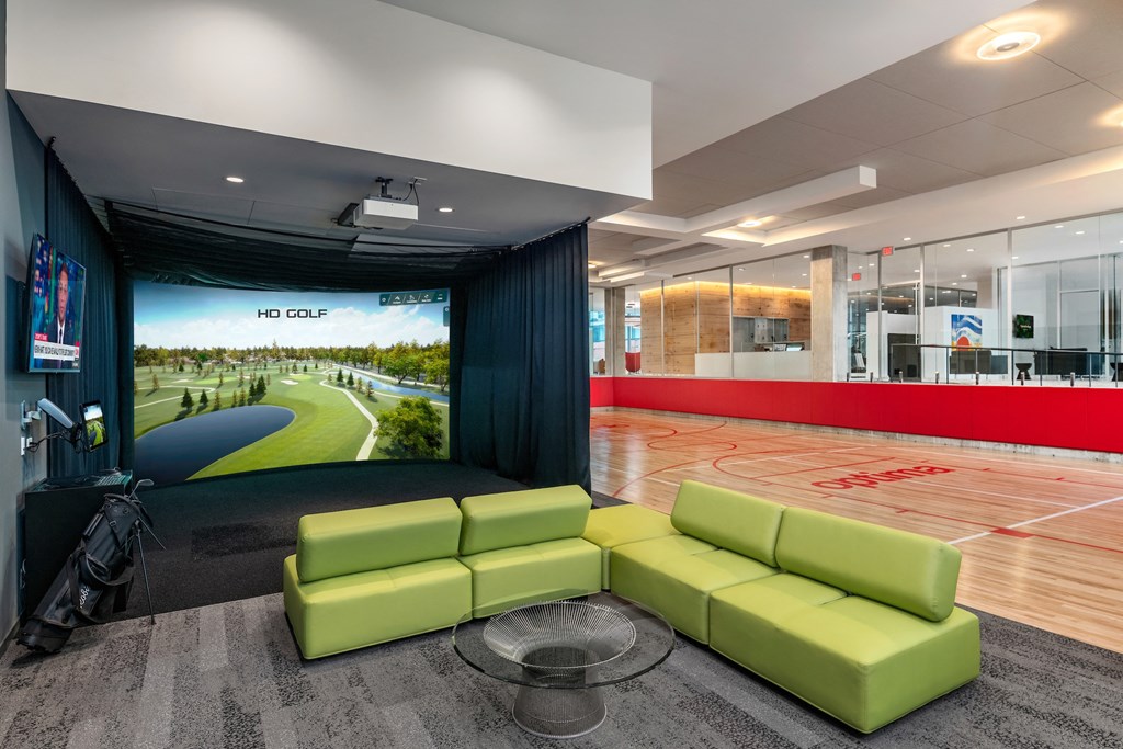 Optima Verdana Sports Lounge, Golf Simulator & Pickleball/Basketball Court