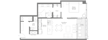 26 | 1B-07 | 1 Bed | 1.5 Bath