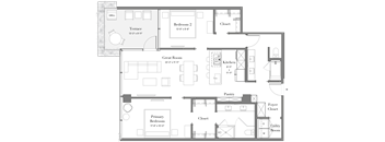 03 | 2B-07 | 2 Bed | 2 Bath