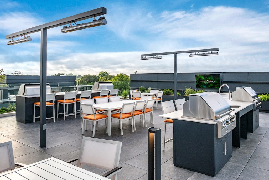 Optima Verdana Rooftop Grilling Area
