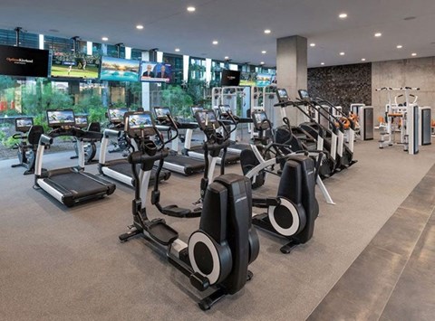 Optima Kierland Apartments' Gym Area