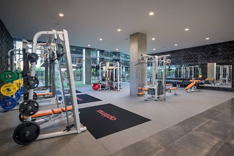 Gym at Optima Kierland Apartments