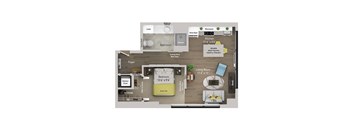 63 E Lake J3 Convertible Floor Plan