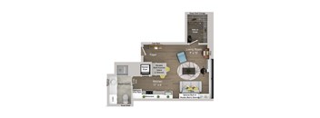 63 E Lake S10 Studio Floor Plan
