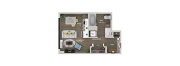 63 E Lake S12 Studio Floor Plan