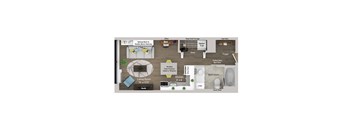 63 E Lake S13 Studio Floor Plan