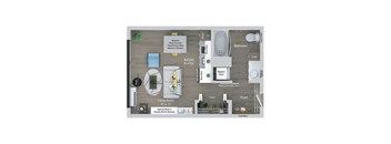 63 E Lake S14 Studio Floor Plan