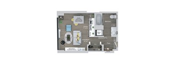 63 E Lake S9 Studio Floor Plan