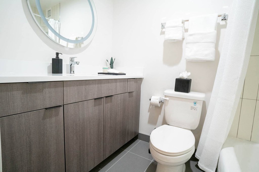 Spacious Bathrooms at 21 E Chestnut, Chicago, IL