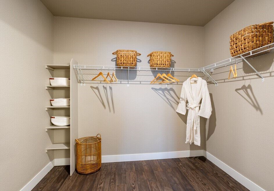Large walk in closet