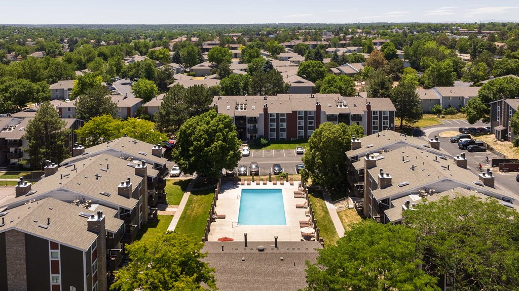Aerial view of Oak Ridge Pool