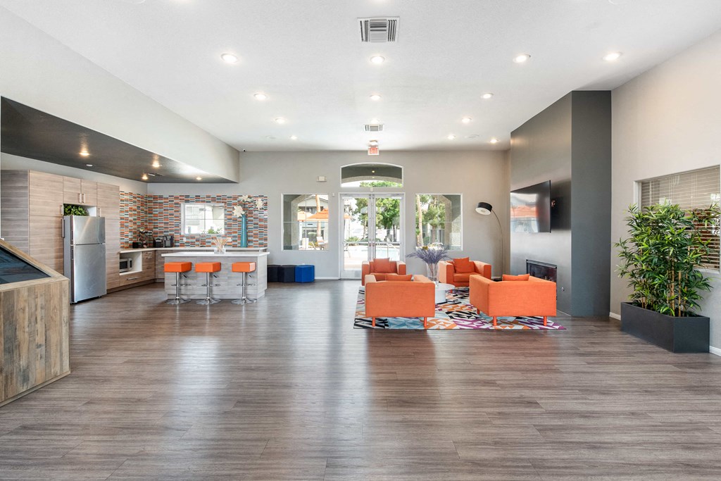 the preserve at ballantyne commons living room and kitchen