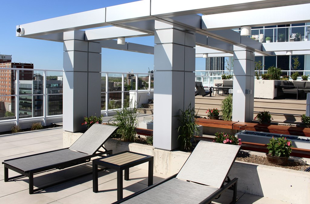 12th Floor Terrace with Pool & Hot Tub