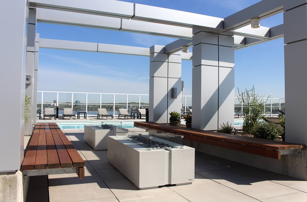 12th Floor Terrace with Pool & Hot Tub